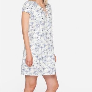 NWOT Johnny Was White Lillies Dress